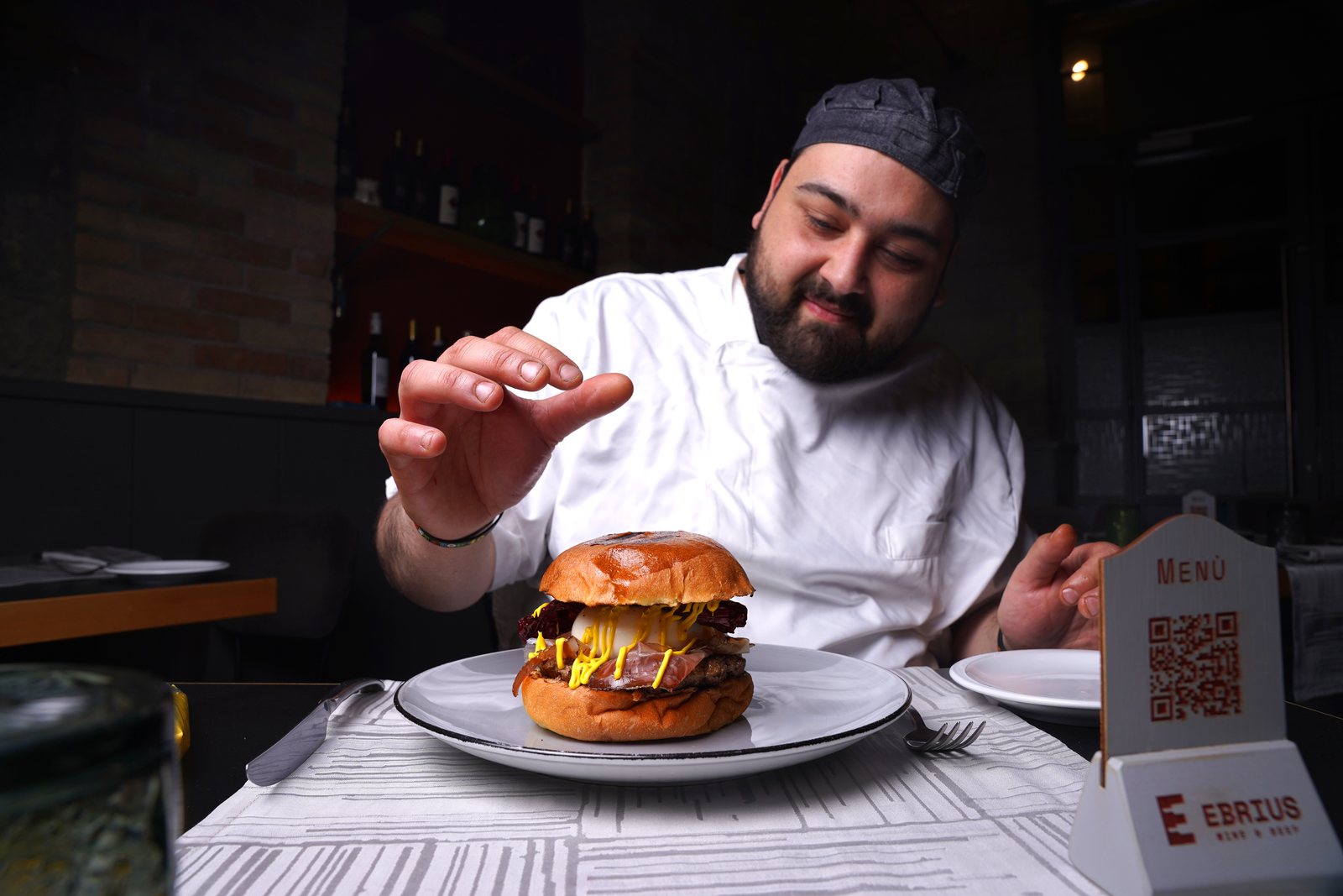 Il burger di Ebrius